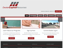 Tablet Screenshot of dealercapital.net
